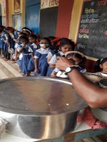 New year celebration with school childrens, Neral